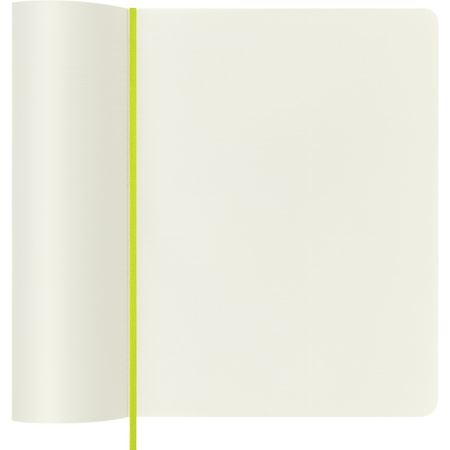 Notes MOLESKINE Classic XL (19x25cm), gładki, miękka oprawa, 192 strony, lemon green