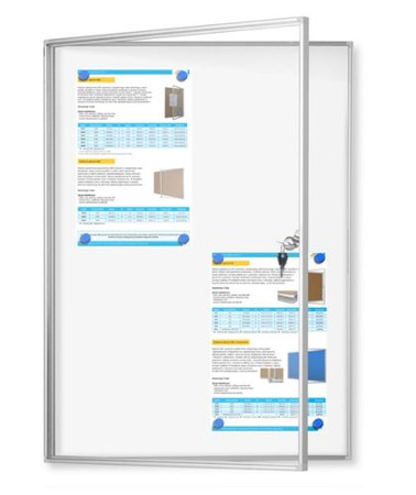 Gablota ogłoszeniowa GMR 16xA4 - 100x120cm