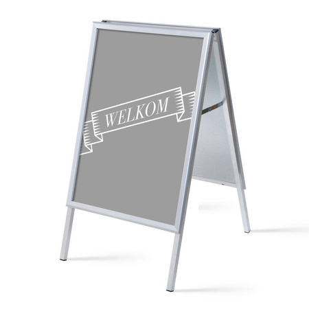 A-board A1 Complete Set Welcome Grey German