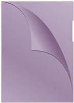 Obwoluta DONAU typu L, PP, A4, groszkowa, 120mikr., fioletowa