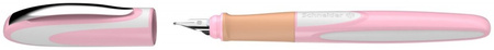 Pióro wieczne SCHNEIDER Ray, L, pud. plastikowe, różowo-białe