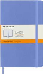 Notes MOLESKINE Classic L (13x21 cm) w linie, miękka oprawa, hydrangea blue, 240 stron, niebieski