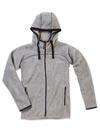 KURTKA MĘSKA Z POLARU Z KAPTUREM