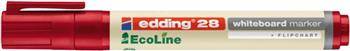 Marker do tablic e-28 EDDING EcoLine, 1,5-3 mm, czerwony