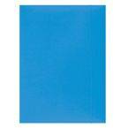 Teczka z gumką OFFICE PRODUCTS, karton, A4, 300gsm, 3-skrz., jasnoniebieska