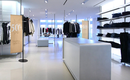 Indoor Flag Pole Double-sided Graphic 48 x 160 cm