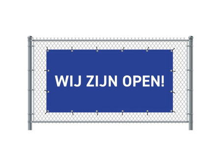 Fence Banner 300 x 140 cm Open Dutch Green