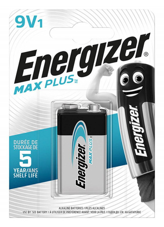 Bateria ENERGIZER Max Plus, E, 6LR61, 9V