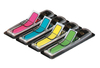 Zakładki indeksujące POST-IT® (684-ARR4), PP, 11,9x43,2mm, strzałka, 4x24 kart., mix kolorów neonowy