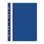Skoroszyt OFFICE PRODUCTS, PP, A4, miękki, 100/170mikr., wpinany, granatowy