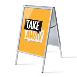 A-board A1 Complete Set Take Away Yellow English