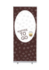 Roll-Banner Budget 85 Komplettset Kaffee To Go Spanisch