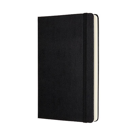 Notes MOLESKINE Classic L (13x21cm), gładki, twarda oprawa, 400 stron, czarny