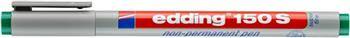 Foliopis zmywalny e-150 S EDDING, 0,3 mm, zielony