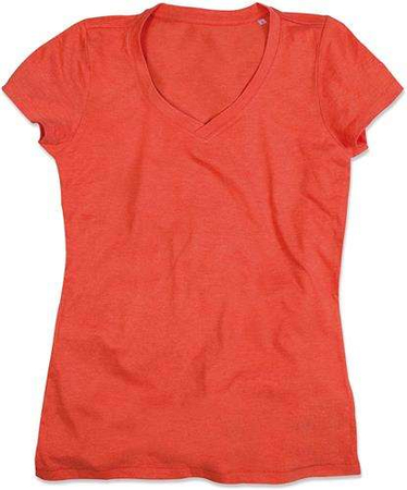 T-SHIRT DAMSKI V-NECK