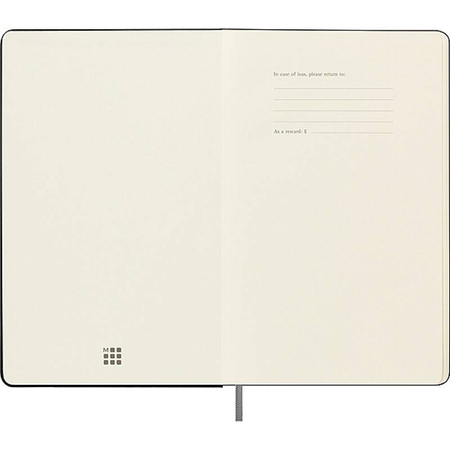 Notatnik MOLESKINE L (13x21 cm), Smart, w linie, twarda oprawa, czarny
