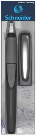 Pióro wieczne SCHNEIDER Ray, L, pud. plastikowe, onyx