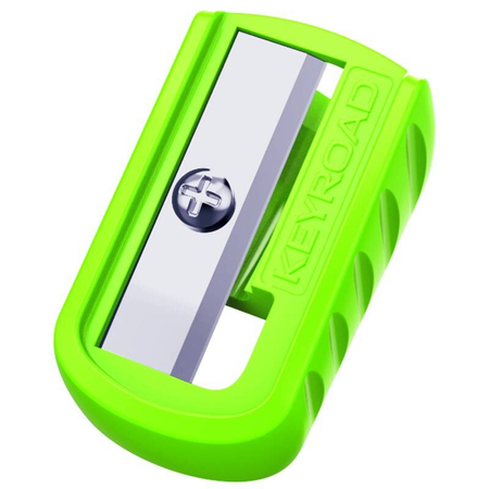 Temperówka plastikowa KEYROAD, pojedyncza, 3szt., blister, mix kolorów