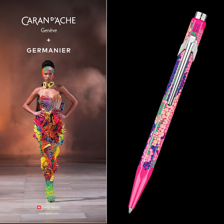 Długopis CARAN D'ACHE 849 Germanier, w pudełku, różowy neonowy