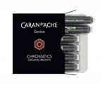 Naboje CARAN D'ACHE Chromatics Organic Brown, 6szt., brązowe