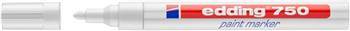 Marker olejowy e-750 EDDING, 2-4 mm, biały