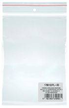 Torebka strunowa DONAU, PP, 80x120mm, 100szt., transparentna