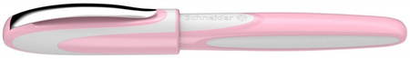 Pióro kulkowe SCHNEIDER Ray, M, pud. plastikowe, różowo-białe