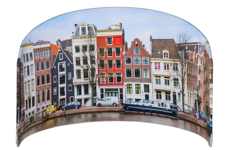 Zipper-Wand Moon Druck doppelseitig