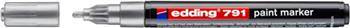 Marker olejowy e-791 EDDING, 1-2mm, srebrny