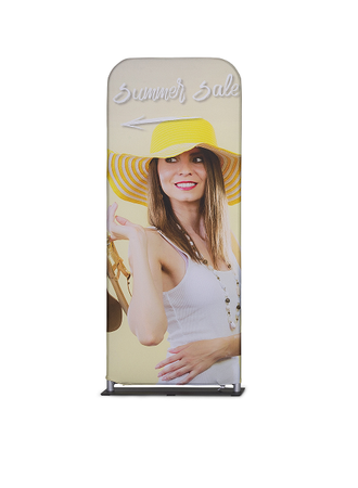 Zipper-Wall Banner Graphic Double-Sided 60 x 200 cm