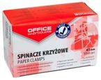 Spinacze krzyżowe OFFICE PRODUCTS, 41mm, 50szt., srebrne