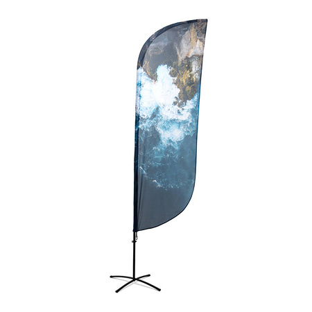 Beachflag Alu WindForm 360cm Gesamthöhe