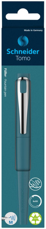 Pióro wieczne SCHNEIDER Tomo, M, w pudełku z zawieszką, morskie