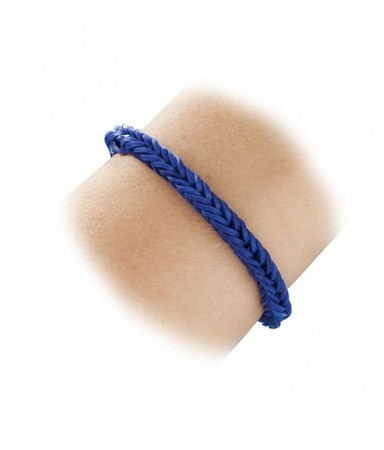 Gumki RUBBER LOOPS, 500szt., granatowe