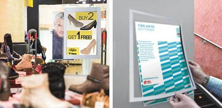 RAMKA MAGNETIC A5 - SREBRNA