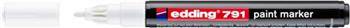 Marker olejowy e-791 EDDING, 1-2mm, biały