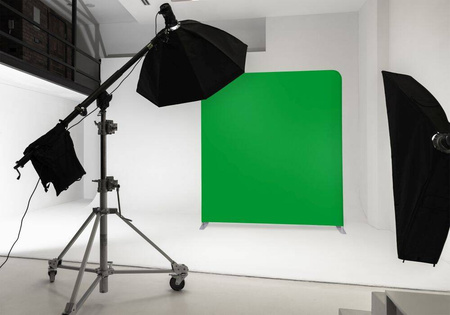 Zipper-Wall Straight Basic 200 x 230 cm Green Screen Chroma Key