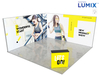 Stoisko targowe LUMIX™ 25 m² (5x5) narożne