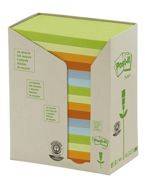 Karteczki samoprzylepne ekologiczne POST-IT®(655-1RPT), 127x76mm, 16x100 kart., pastelowe