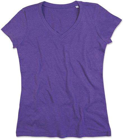 T-SHIRT DAMSKI V-NECK