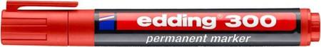 Marker permanentny A8 e-300 EDDING, czerwony