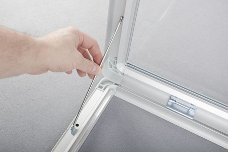 Gablota informacyjna model 1 z LED - magnetyczna