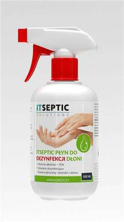 Płyn do dezynfekcji dłoni ITSEPTIC, 500ml