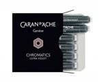 Naboje CARAN D'ACHE Chromatics Ultra Violet, 6szt., fioletowe