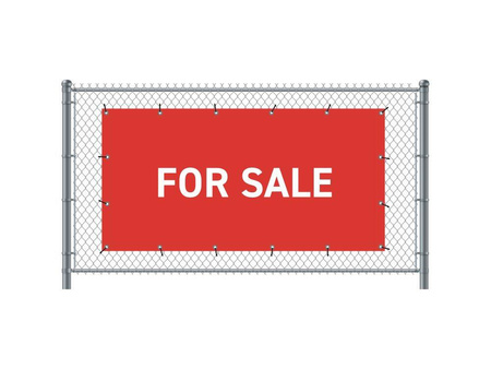 Fence Banner 200 x 100 cm Sale Dutch Red