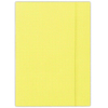 Teczka z gumką DONAU, karton, A4, 400gsm, 3-skrz., żółta w kratę