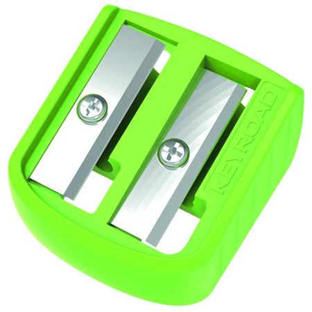 Temperówka plastikowa KEYROAD, podwójna, 72 szt., w tubie, mix kolorów