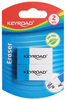 Gumka wielofunkcyjna KEYROAD, 2szt. blister, niebiesko-biała
