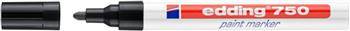 Marker olejowy e-750 EDDING, 2-4 mm, czarny