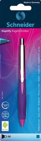 Długopis automatyczny Schneider Haptify, M, blister, mix kolorów